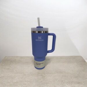 Stanley Classic Blue Travel Mug with Straw